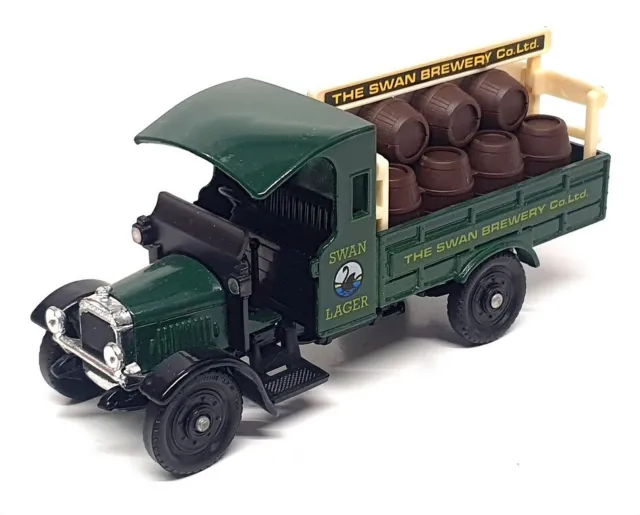 Corgi Appx 13cm Long C867/3 - Thornycroft Beer Truck Swan Brewery - Green