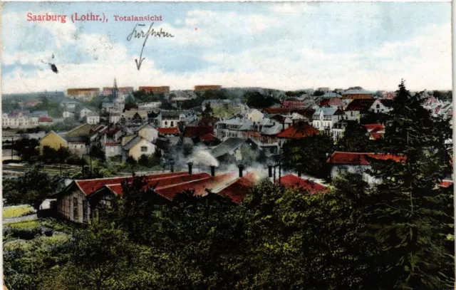 CPA AK SARREBOURG - SAARBURG i. L. - Totalansicht - Vue générale (387705)