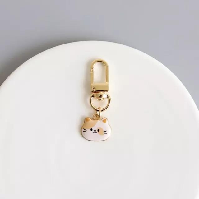 Couple Cat Keychain Metal U Disk Keychain Small Bag Pendant