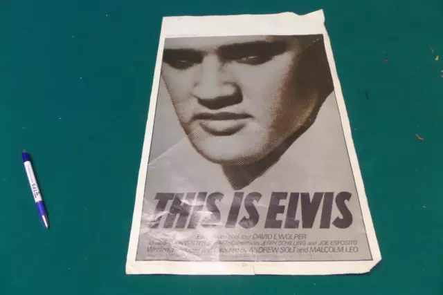Werbeplakat - Filmplakat This is Elvis  / A28