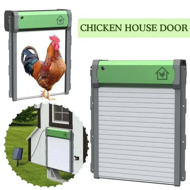 Chicken Door Automatic Solar Powered Chicken Coop Automatic Doorღ