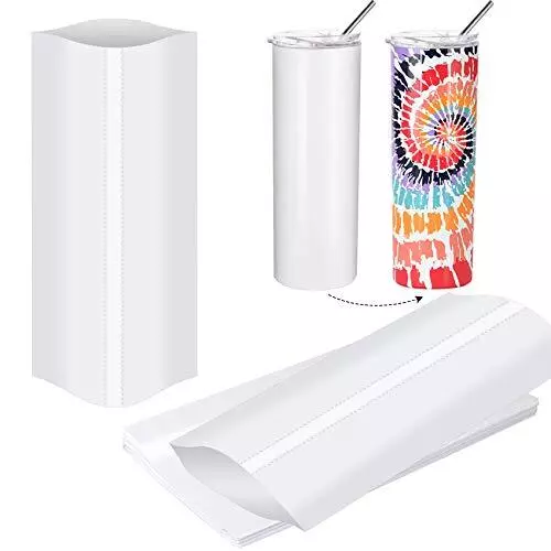 5x10 Inch Sublimation Shrink Wrap Sleeves White Sublimation Shrink Wrap for T...