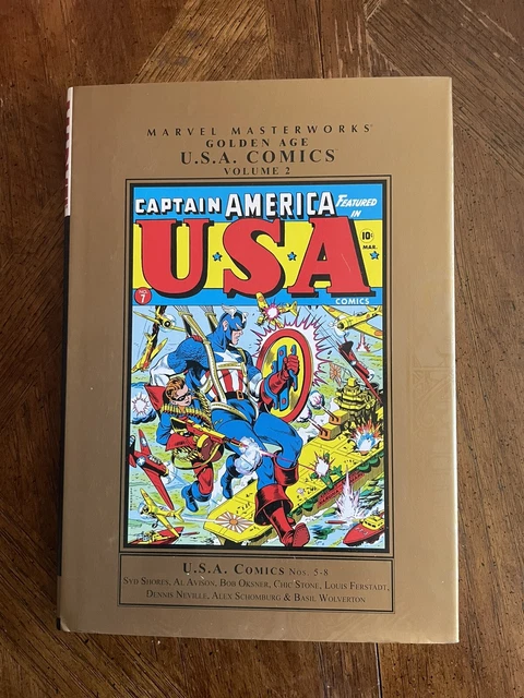 Marvel Masterworks Golden Age USA Comics Vol 2 * HC Stan Lee Captain America