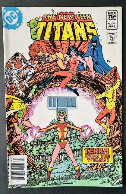 DC Comics New Teen Titans #30 | 1983 | Terra Joins | Bronze Age | George Perez