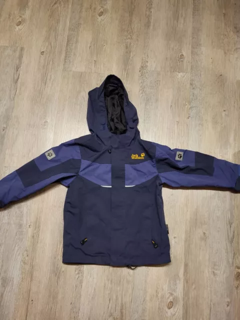 Jack Wolfskin Jacke Kind Kleinkind Gr 116 Jahre Outdoor  Regen + Wind Frühling