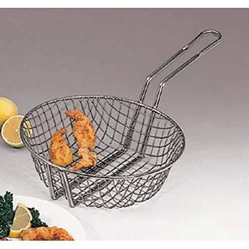 American Metalcraft CBC12 Culinary Basket, Coarse Mesh, Tinned Steel, 9" Handle,