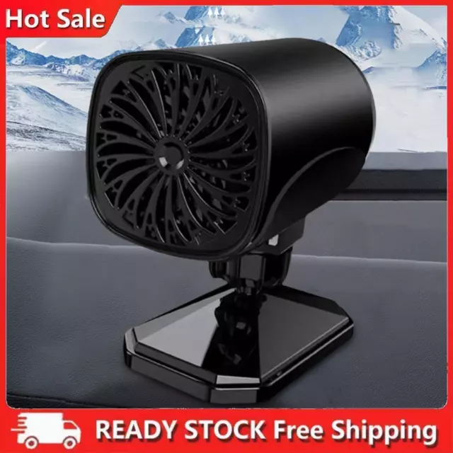 12V/24V Window Defroster Demister Heating Cooling Fan Anti-Fog Automobile Heater