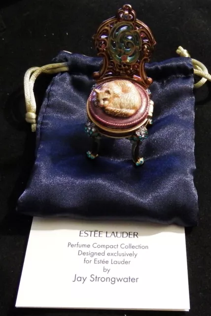 ESTEE LAUDER PAMPERED Kitty (Jay Strongwater) Solid Perfume 
