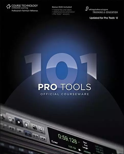 Pro Tools 101 Vers 8 Bk&DVD Textbooks Technology Book with DVD  Avid