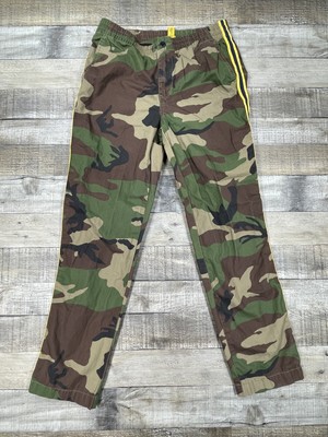 Polo Ralph Lauren Pants Womens 14 Camouflage Straight Stretchy Elastic Waist