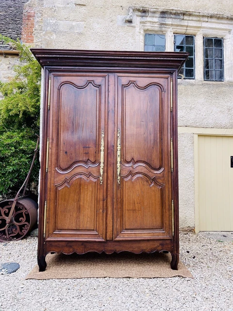 Large Format 18thC French Armoire in Chestnut