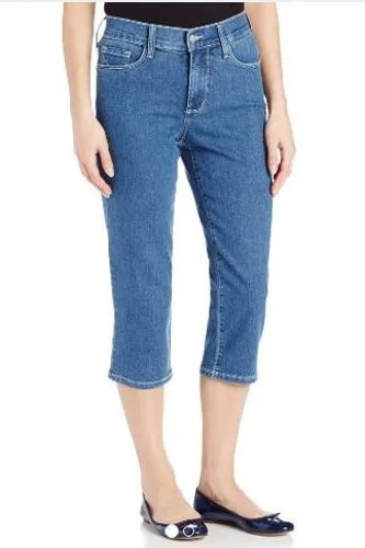 NWT NYDJ Not Your Daughter's Ariel Maryland Stretch Tummy Tuck Cropped Jeans 4