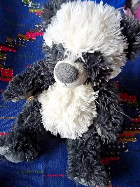 Db / Doudou Peluche Gipsy Panda Blanc Noir 35 Cm  Etat Neuf