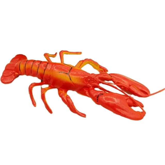 Figurine de jouet de homard en plastique, crabe, crabe royal - Figurine d'animal marin