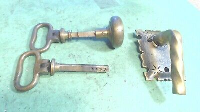 Vintage-- Ornate-BRASS- - Door--Handle-Pull--Parts----Art Deco- Metal Ideas