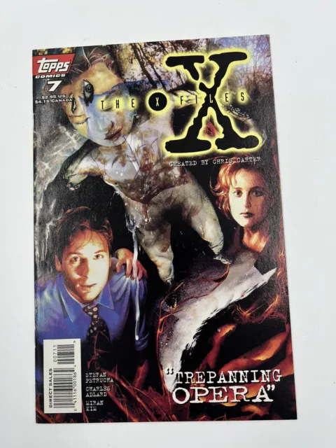 THE X-FILES Comic - Vol 1 - No 7 - Date 07/1995 - Topps Comics - Bagged & Boarde