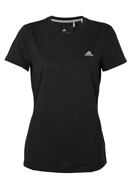 T-shirt donna Adidas slim fit nere PICCOLA TAGLIA S