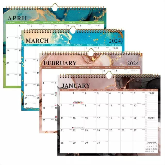 20242025.6 HANGING CALENDAR Schedule Paper Hanging Wall Calendar