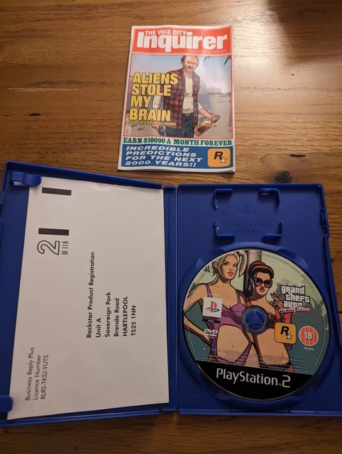 Grand Theft Auto Vice City Stories (PS2) : Sony PlayStation 2 Video Game - PAL