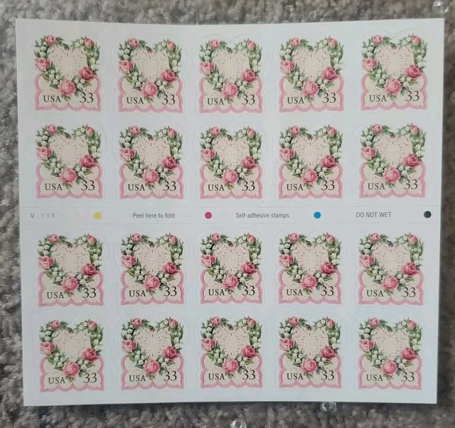 1995 USPS Christmas Stamps Booklet - 20 Cherub Stamps Scott #2960e Mint Condition