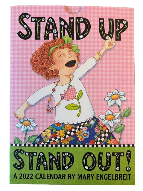 Mary Engelbreit Calendar Pocket STAND UP STAND OUT 13 Month Pocket Planner