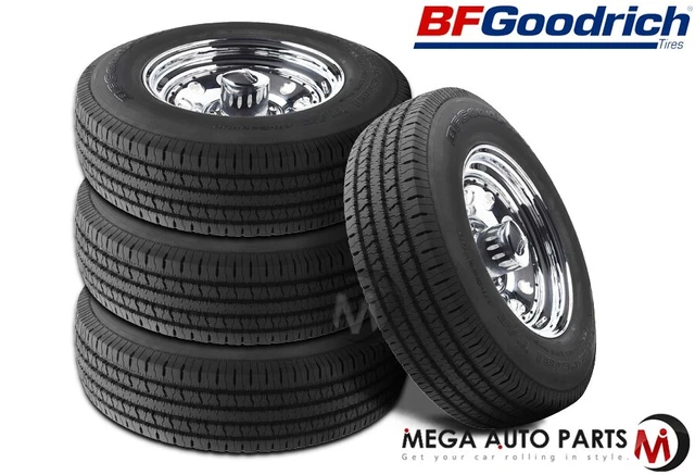 4 BFGoodrich Commercial T/A All-Season 2 LT245/75R17 121R 10-Ply Truck Van Tires
