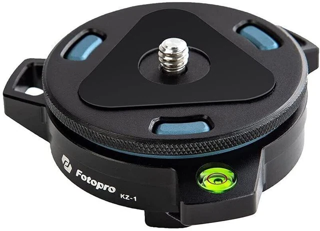 Dispositivo de liberación rápida Fotopro KZ-1 para trípode de cámara