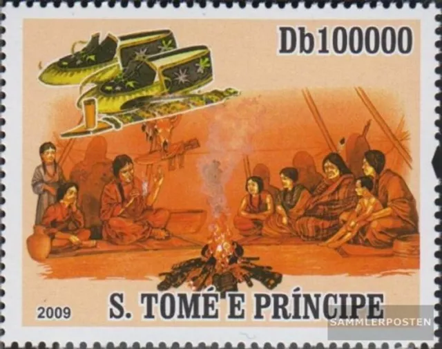 Sao Tome e Principe 4052 (kompl.Ausg.) postfrisch 2009 Indianer