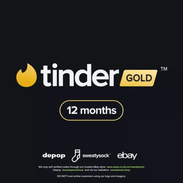 Tinder® Gold™ - 12 meses - código de activación digital (global)