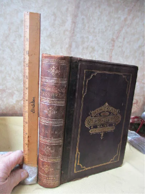 HISTORY of CUMBERLAND COUNTY, Maine,ME, 1880,Illustrated, People,Places