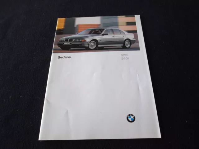 1997 BMW 5 Series Sedan US Brochure 528i 540i Prestige Sales Catalog