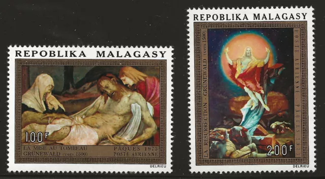 Malagasy Republic (Madagascar) Scott #C112-13, Singles 1973 Complete FVF MNH