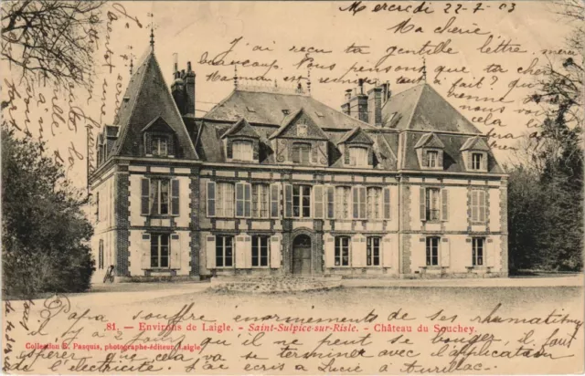 CPA Environs de LAIGLE - St-SULPICE-sur-RISLE - Chateau du Souchey (138573)