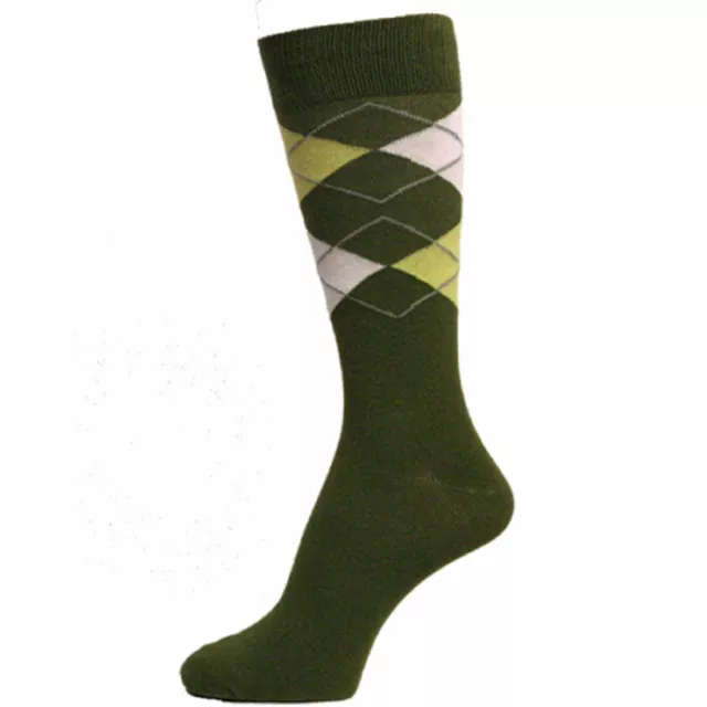 Spotlight Hosiery Men's Groomsmen Wedding Argyle Dress Socks --MA006