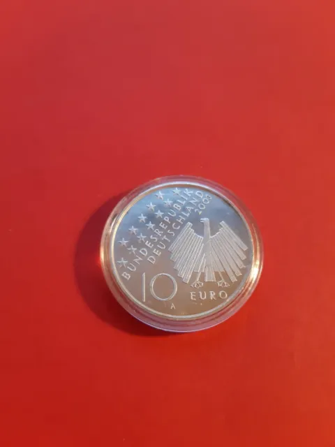 10 Euro Gedenkmünze - 2003 - 50 Jahre Streik 17.06.1953 - 10 € Münze BRD Silber