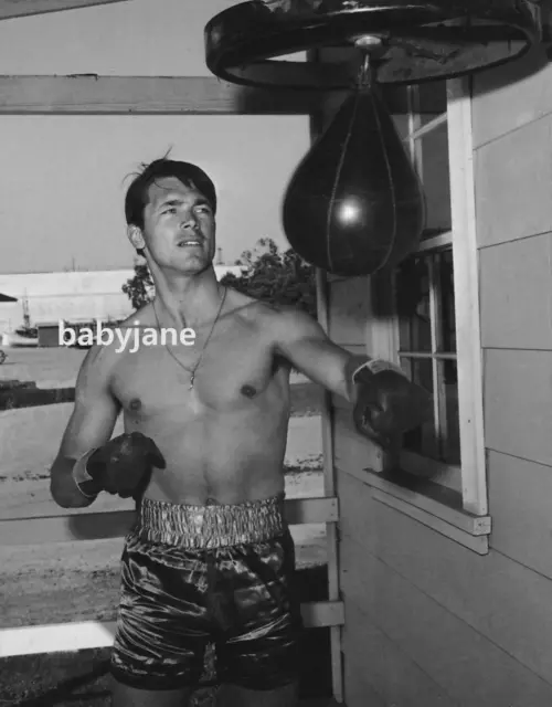 015 Chad Everett Young Barechested Boxing Beefcake Photo