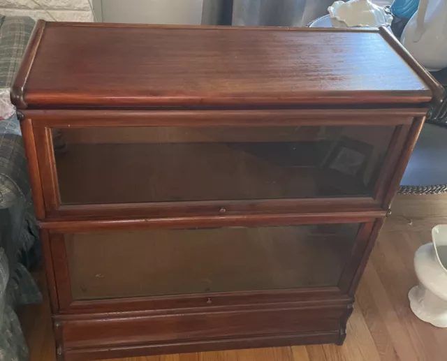 Antique Mahogany Macys Stack Bookcase