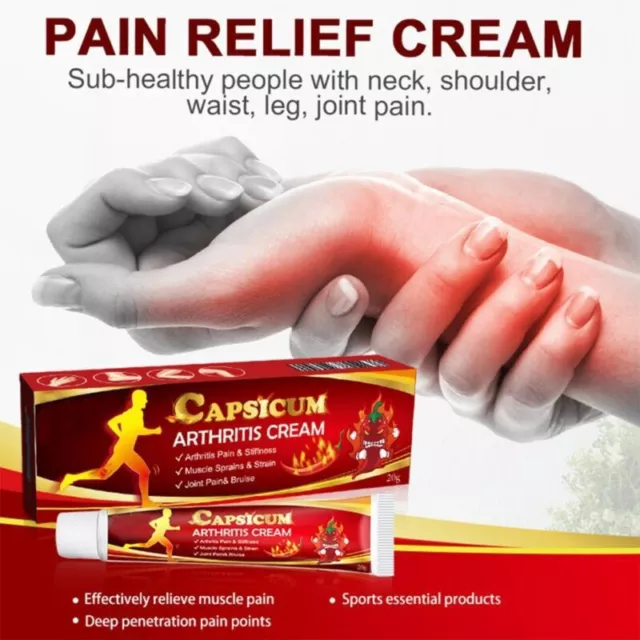 Sumifun Capsicum Arthritis Cream hot Rheumatoid Arthritis Joint Knee Pain Relief