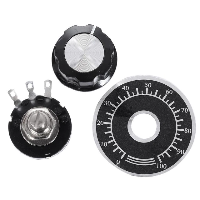 Potenziometro Carbonio Conico Rotante con Diametro con Manopola, RV24YN 20S B502 5A5R7