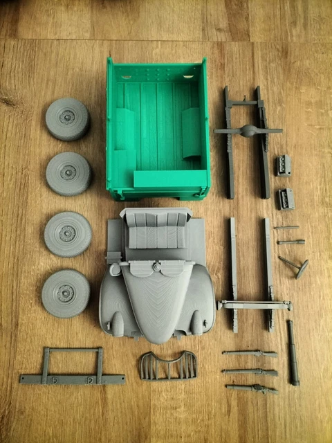 1/16 SCALE WW2 LRDG truck 3d printed kit £90.00 - PicClick UK