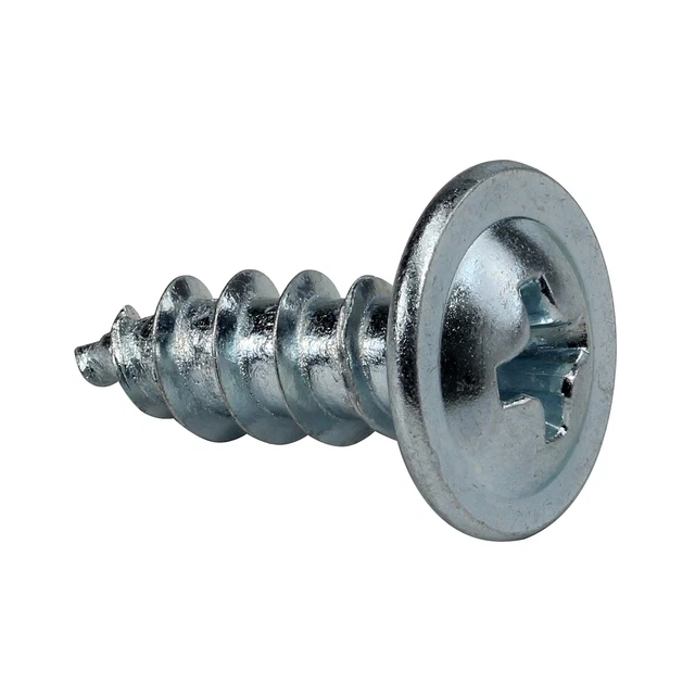 100 Pack Rok Hardware #8 x 1/2&quote; (12.7mm) Standard Thread Truss Head Scr...