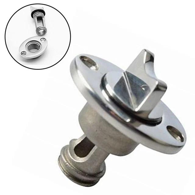 Marine ， 316 Ovale Acier Inoxydable Vidange Prise Pour 1 Trous Bateau Huile