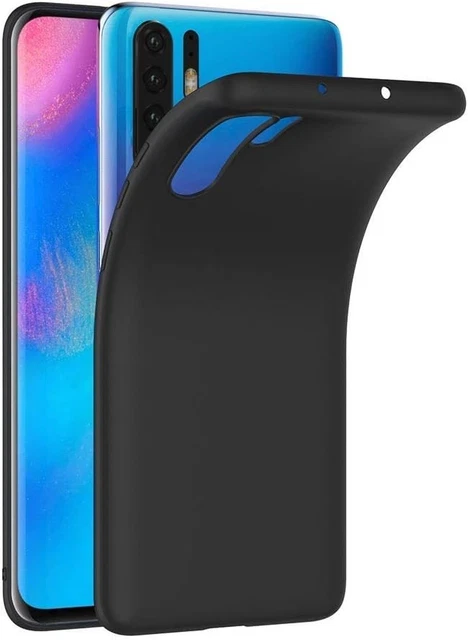 SDTEK Étui Mince Et Mat Pour Huawei P30 Pro Soft Cover (Noir