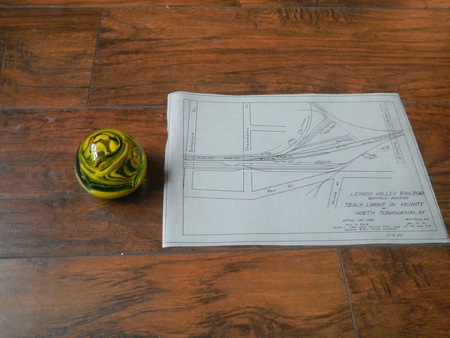 Rare Lehigh Valley Railroad Engineering Drawing North Tonawanda NY Freight House Rare Lehigh Valley Railroad Engineering Drawing North Tonawanda NY Freight House