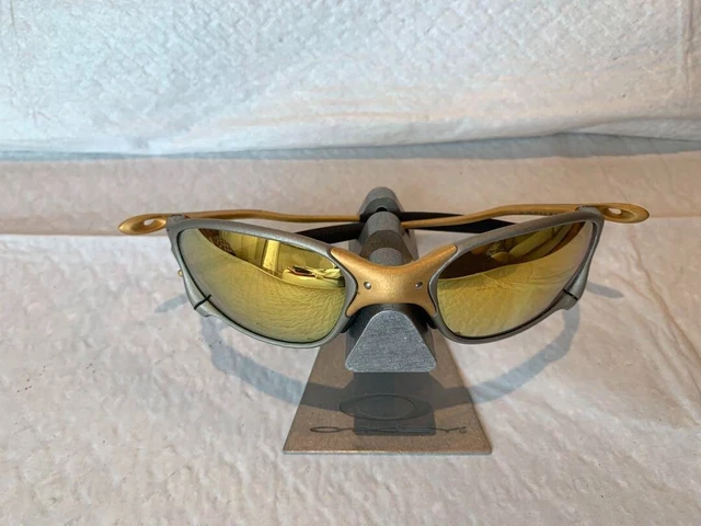 Oakley X Metal XX 24k Iridium Men's Sunglasses 2000's with Case Pre-owned Oakley X Metal XX 24k Iridium Men's Sunglasses 2000's with Case Pre-owned