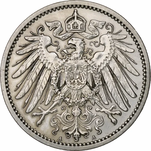 [#1114189] GERMANY - EMPIRE, Wilhelm II, Mark, 1914, Berlin, Silber, SS, KM:14