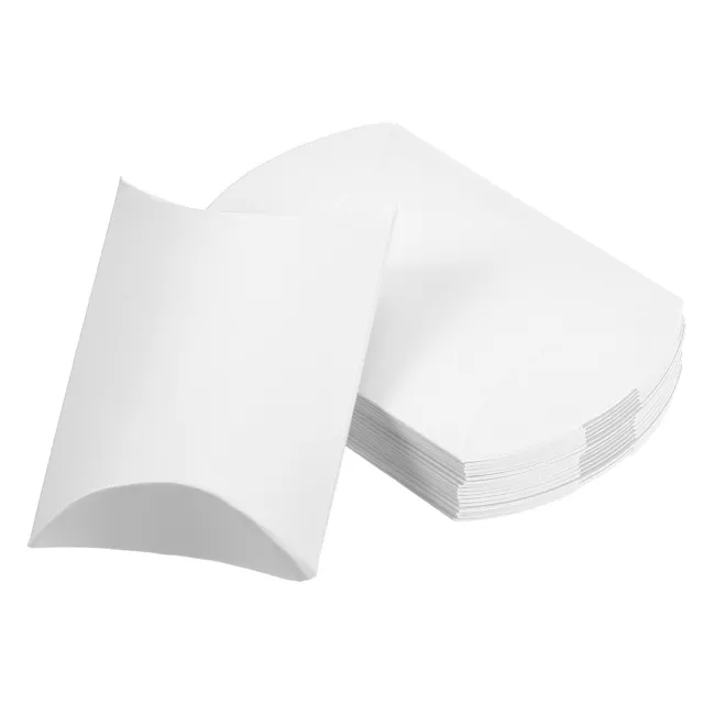 Cuscino Scatole,50pz Matrimonio Regalo Scatole Carta Scatola 4.5 x 2.8",Bianco