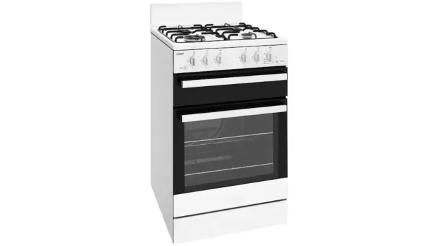 Chef 54cm LPG Gas Freestanding Stove Cooker CFG503WBLP