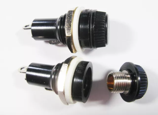 Portafusibili 250V 10A Fusibili 5x20mm Ue Norma #20-80