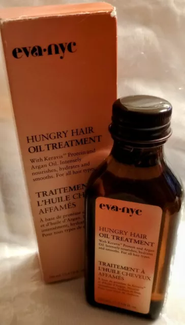 Eva NYC HUNGRY HAIR OIL TREATMENT Kervis Protein Argan Oil 3.38 fl oz U38